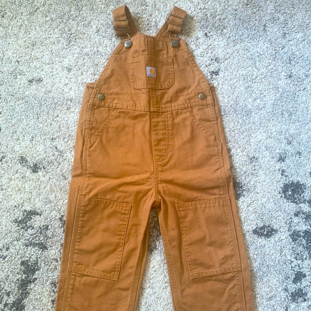 Carhartt Toddler Canvas Overalls!